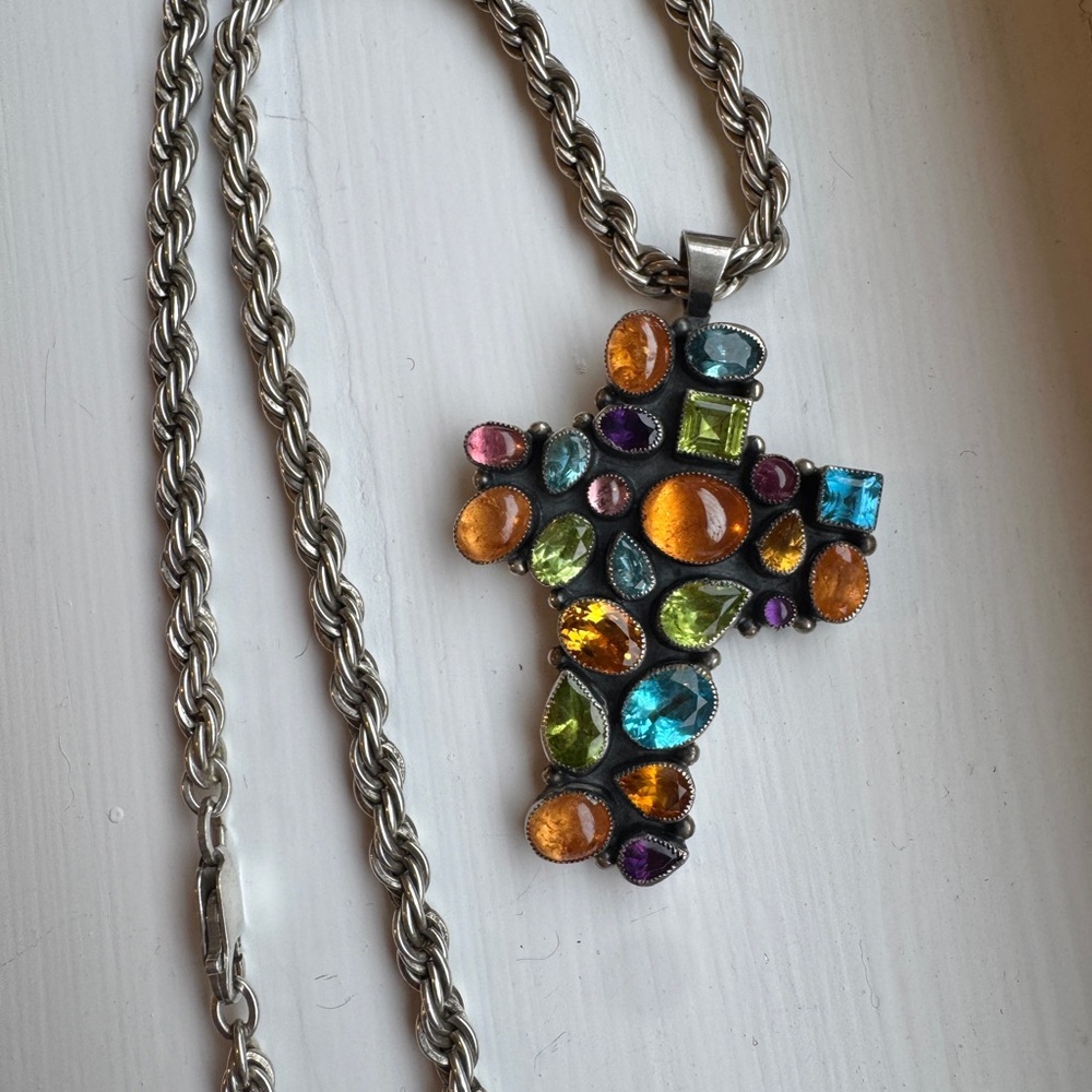 Don Lucas Sterling Multi-Stone Jewelry Set - Picture 3 of 9